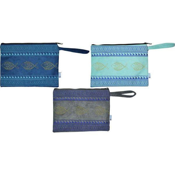 ΤΣΑΝΤΑ ΘΑΛΑΣΣΗΣ ΜΕ ΨΑΡΑΚΙΑ 3ΧΡΩΜ  28Χ20ΕΚ  ΣΥΣΚ6