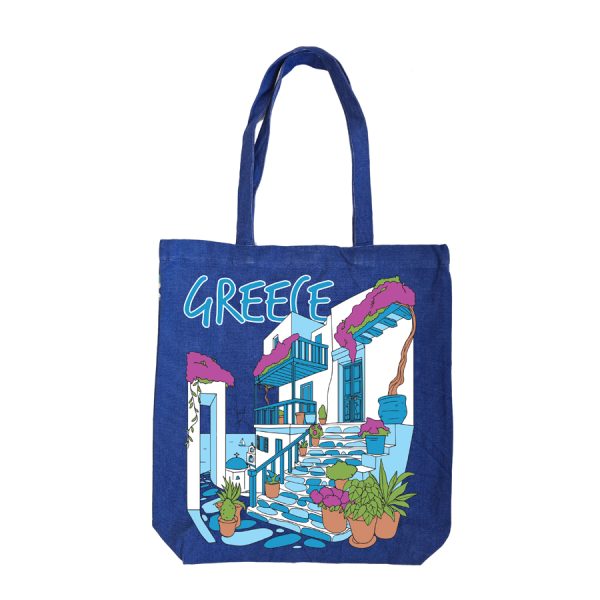 ΤΣΑΝΤΑ ΚΑΜΒΑΣ ΜΕ ΤΟΠΙΟ GREECE /43Χ43ΕΚ /ΣΥΣΚ10