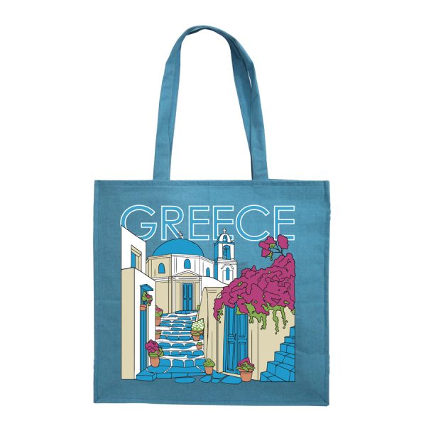 ΤΣΑΝΤΑ ΚΑΜΒΑΣ ΜΕ ΤΟΠΙΟ GREECE /41Χ39Χ10ΕΚ /ΣΥΣΚ10