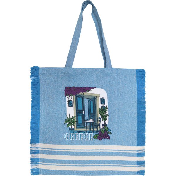 ΤΣΑΝΤΑ ΚΑΜΒΑΣ ΜΕ ΤΟΠΙΟ GREECE /38Χ42ΕΚ /ΣΥΣΚ6