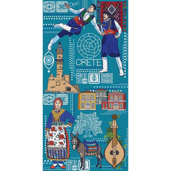 ΠΕΤΣΕΤΑ ΘΑΛΑΣΣΗΣ ΒΕΛΟΥΤΕ ΜΕ ΚΡΗΤΙΚΟΥΣ ΧΟΡΕΥΤΕΣ /75Χ150ΕΚ /ΣΥΣΚ3