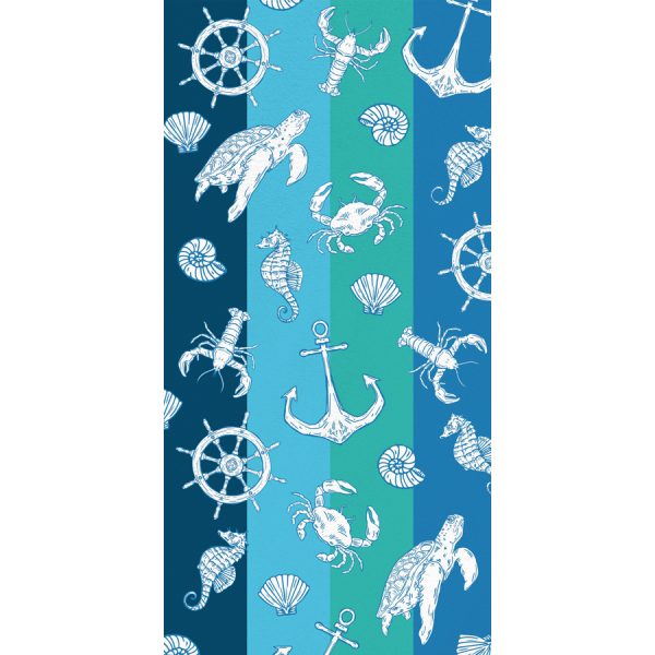 ΠΕΤΣΕΤΑ ΒΕΛΟΥΤΕ ΜΕ ΑΓΚΥΡΕΣ ΜΠΛΕ /75X150ΕΚ /ΣΥΣΚ3