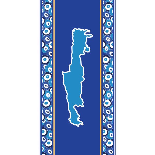 BEACH TOWEL CRETE /75X150CM