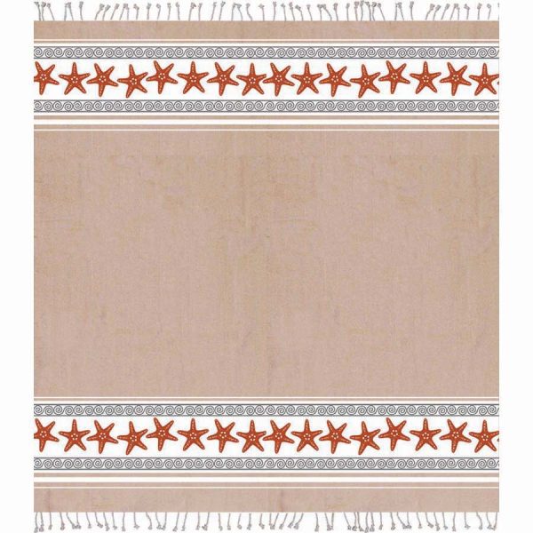 ΠΕΤΣΕΤΑ ΘΑΛΑΣΣΗΣ PESTEMAL ΔΙΠΛΗ ΜΕ ΑΣΤΕΡΙΕΣ ΜΠΕΖ /180Χ180ΕΚ /ΣΥΣΚ3