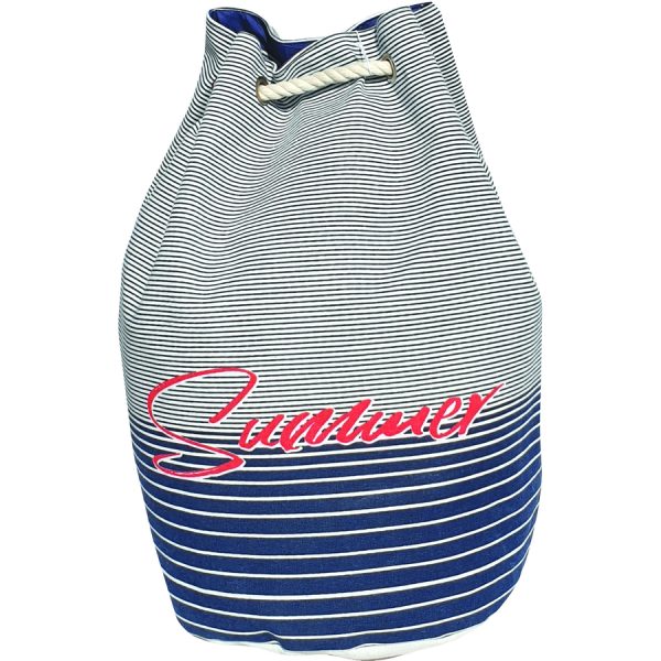 ΤΣΑΝΤΑ ΘΑΛΑΣ. ΠΟΥΓΚΙ  ΥΦΑΣΜ. SUMMER NAVY /28Χ28Χ46ΕΚ