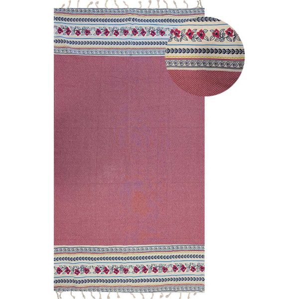 ΠΕΤΣΕΤΑ ΘΑΛΑΣΣΗΣ PESTEMAL ΤΡΙΑΝΤΑΦΥΛΛΑ ΡΟΖ /90Χ180ΕΚ /ΣΥΣΚ3