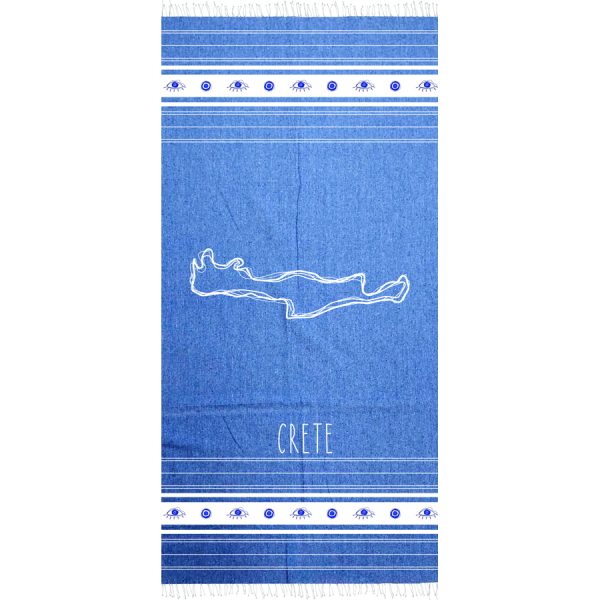 ΠΕΤΣΕΤΑ PESTEMAL ΚΡΗΤΗ ΜΠΛΕ /90Χ180ΕΚ /ΣΥΣΚ3