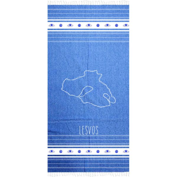 TOWEL PESTEMAL ISLAND LESVOS /90Χ180CM