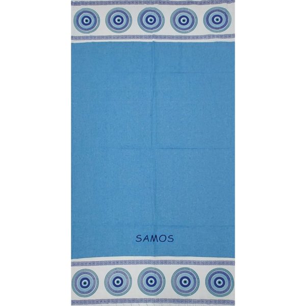 ΠΕΤΣΕΤΑ PESTEMAL ΜΕ ΜΑΤΑΚΙΑ ΣΑΜΟΣ ΜΠΛΕ /90Χ180ΕΚ /ΣΥΣΚ3