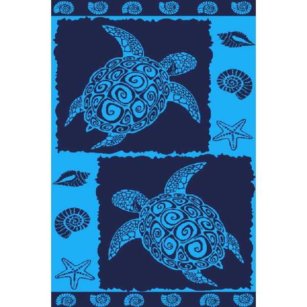 ΠΕΤΣΕΤΑ ΘΑΛΑΣΣΗΣ ΤΖΑΚΑΡ ΧΕΛΩΝΑ ΜΠΛΕ /85X160ΕΚ