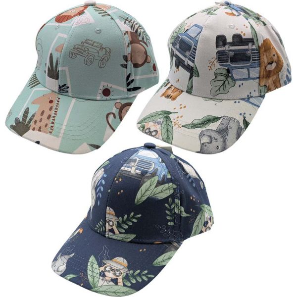 ΚΑΠΕΛΟ ΠΑΙΔΙΚΟ ΤΖΟΚΕΥ ΜΕ ΖΩΑΚΙΑ 3ΣΧΕΔΙΑ/No 52-54 /ΣΥΣΚ12