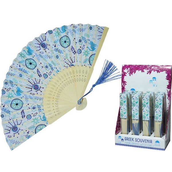 FAN WITH TASSELS