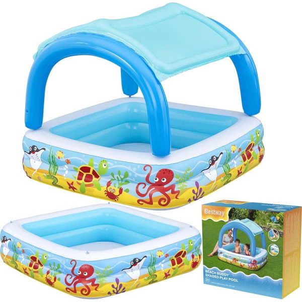 ΦΟΥΣΚΩΤΗ ΠΙΣΙΝΑ ΜΕ ΣΚΕΠΑΣΤΡΟ '52192' /1,4Χ1,4Χ1,14ΕΚ