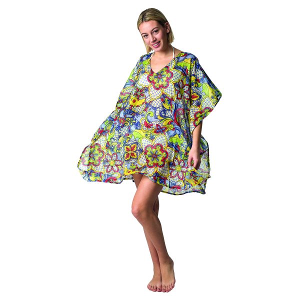 ΚΑΦΤΑΝΙ ΒΑΜΒΑΚ. ΜΕ ΛΟΥΛΟΥΔΙΑ ΠΟΛΥΧΡΩΜΟ /ONE SIZE