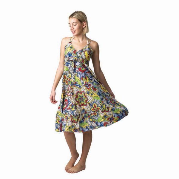 ΦΟΡΕΜΑ ΒΑΜΒΑΚ. ΜΕ ΛΟΥΛΟΥΔΙΑ ΠΟΛΥΧΡΩΜΟ /ONE SIZE