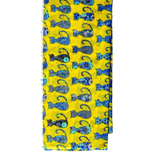 ΠΑΡΕΟ ΒΑΜΒΑΚ. ΜΕ ΓΑΤΕΣ ΚΙΤΡΙΝΟ /100X180ΕΚ