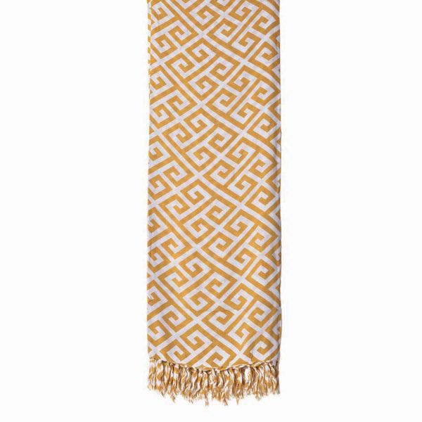 ΠΑΡΕΟ ΜΕ ΜΑΙΑΝΔΡΟ ΜΠΕΖ /130X180ΕΚ