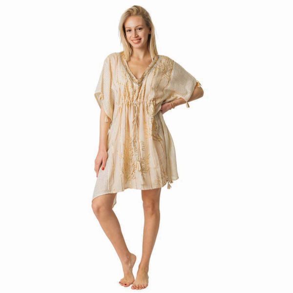 ΚΑΦΤΑΝΙ ΒΙΣΚΟΖΗ LUREX ΜΕ ΧΡΥΣΟ ΚΕΝΤΗΜΑ /ONE SIZE