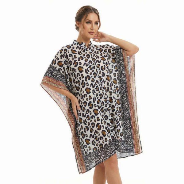 ΚΑΦΤΑΝΙ ANIMAL PRINT ΜΠΛΕ