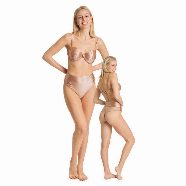 ΜΑΓΙΟ ΣΕΤ ΓΥΝΑΙΚΕΙΟ ΜΠΡΟΝΖΕ /No S-XL /ΣΥΣΚ6