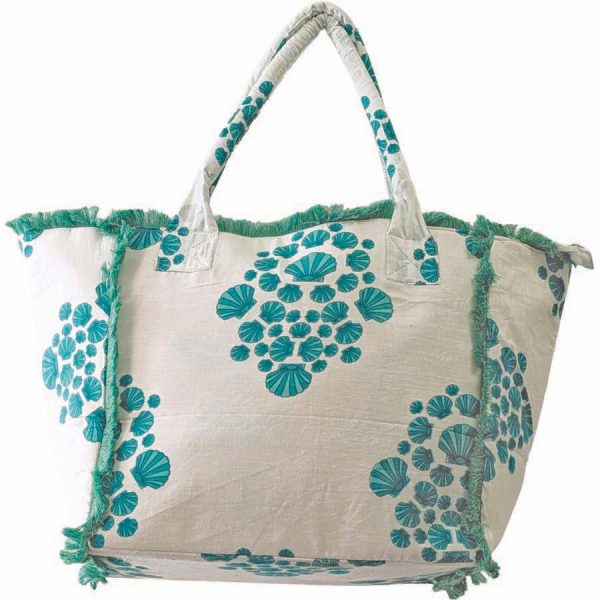 ΤΣΑΝΤΑ ΘΑΛΑΣ. ΜΕ ΠΡΑΣΙΝΟ ΣΧΕΔΙΟ