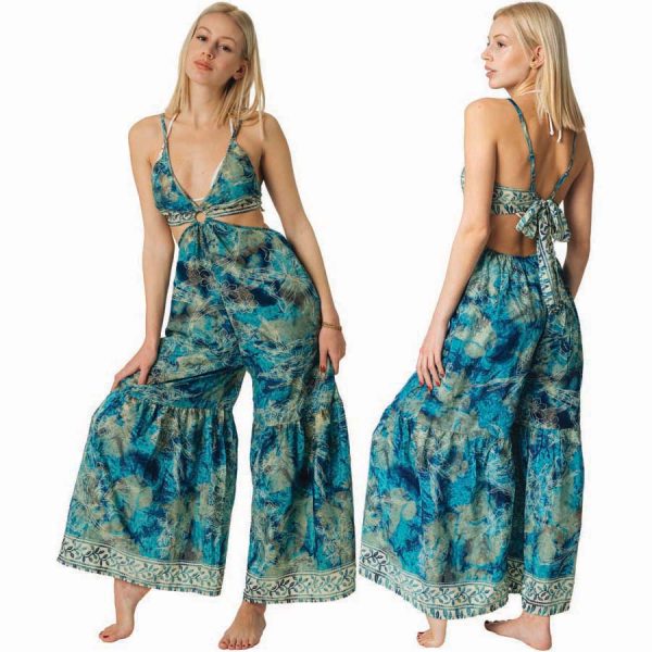 ΦΟΡΕΜΑ ΜΕ ΚΡΙΚΟ ΜΠΛΕ ΜΕ ΛΟΥΛΟΥΔΙΑ