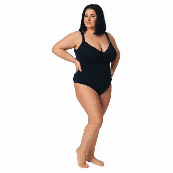 ΜΑΓΙΟ ΓΥΝΑΙΚΕΙΟ ΟΛΟΣΩΜΟ PLUS SIZE ΜΑΥΡΟ /No XL-4XL /ΣΥΣΚ6