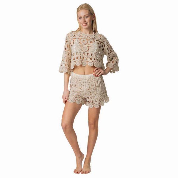 ΣΕΤ ΣΟΡΤΣ-ΜΠΛΟΥΖΑ ΔΑΝΤΕΛΑ ΜΕ ΜΑΝΙΚΙ ΜΠΕΖ