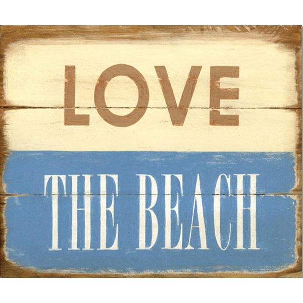 ΠΙΝΑΚΑΣ "LOVE THE BEACH" /25Χ30ΕΚ