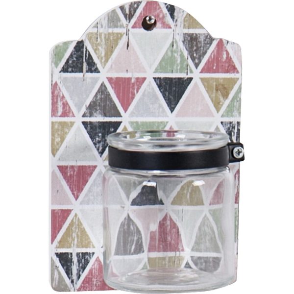 ΒΑΖΑΚΙ ΓΥΑΛΙΝΟ ΤΟΙΧΟΥ/12Χ18Χ10ΕΚ