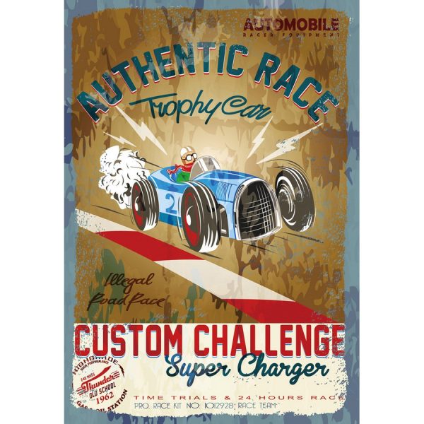 ΠΙΝΑΚΑΣ "AUTHENTIC RACE" /39Χ56Χ2ΕΚ