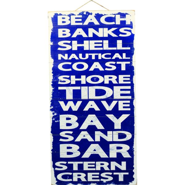 WOODEN WALL HANGING 40Χ80Χ2,5CM