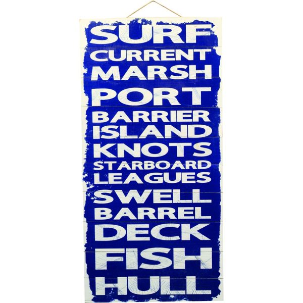 WOODEN WALL HANGING 40Χ80Χ2,5CM