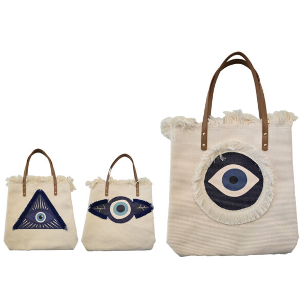 BAG WITH EYES 3DESIGNS  18X28CM