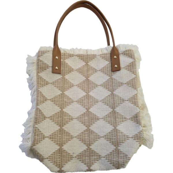 BAG WITH PRINTS  38X16CM