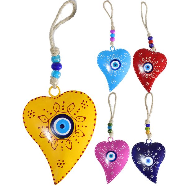 BELL WITH HEART  13CM