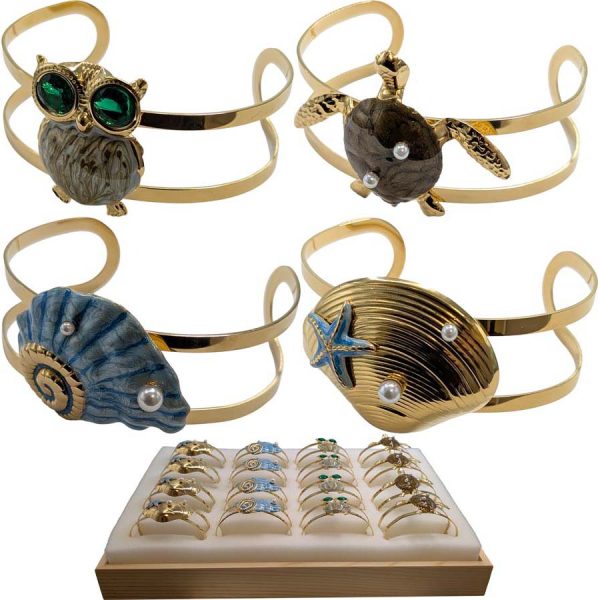 ΒΡΑΧΙΟΛΙ ΧΡΥΣΟ ΣΕΤ16 4ΣΧΕΔΙΑ