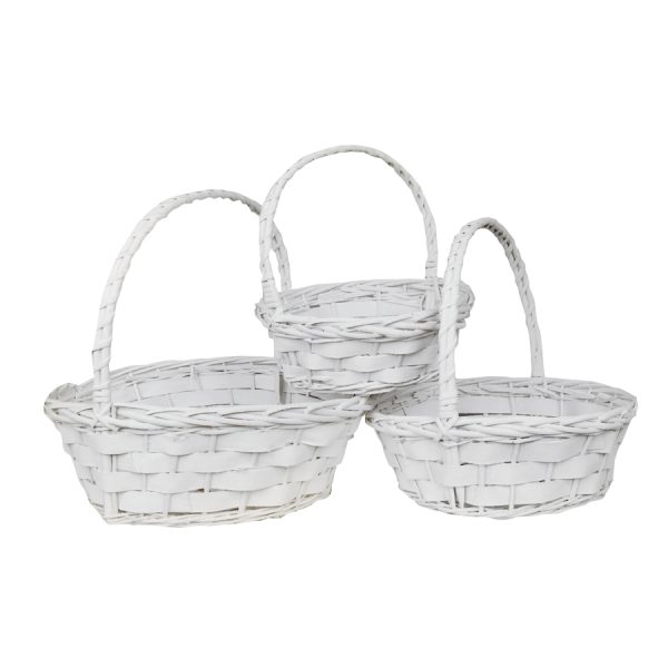 ΚΑΛΑΘΙ ΨΑΘΙΝΟ ΜΕ Ψ.ΛΑΒΗ ΣΕΤ3 /43Χ35Χ14-37Χ30Χ12-32Χ24Χ11ΕΚ /ΛΕΥΚΟ