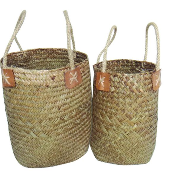 GRASS BASKET S/2  29Χ25-16Χ23CM