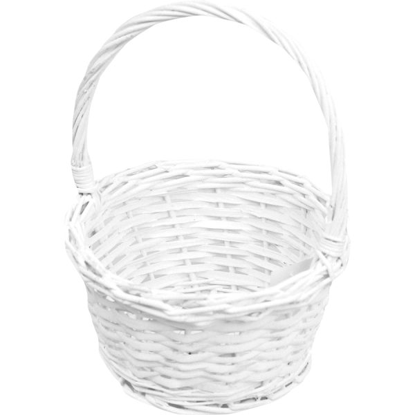 BASKET WHITE 19Χ14Χ26CM