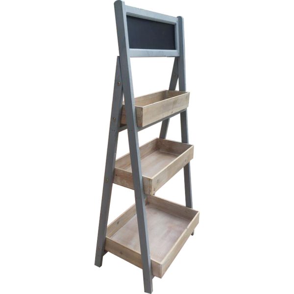 ΣΤΑΝΤ ΞΥΛΙΝΟ ΜΕ ΜΑΥΡΟΠΙΝΑΚΑ /52Χ38Χ119ΕΚ