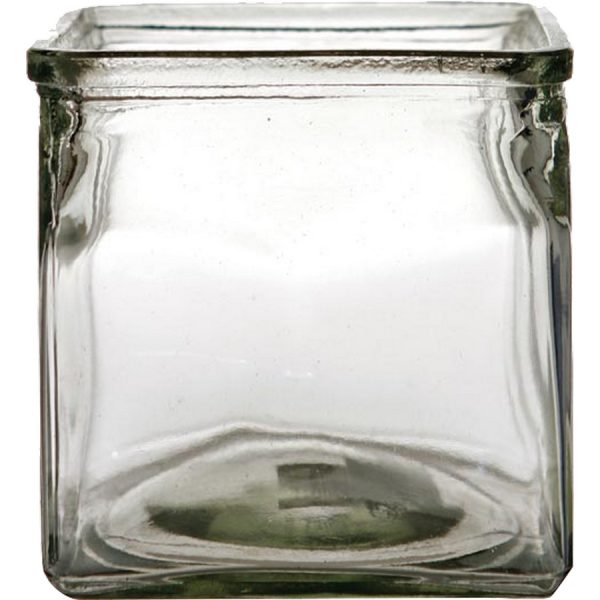 ΒΑΖΟ ΓΥΑΛ.ΠΡΕΣΑΡΙΣΤΟ ΤΕΤΡΑΓΩΝΟ /8Χ8ΕΚ