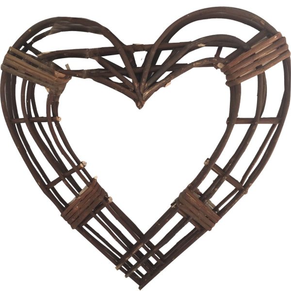 UNPEELED WILLOW DECORATION  64Χ50Χ6CM