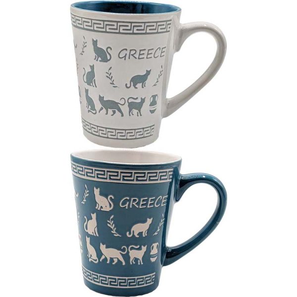 MUG WITH CATS /8,7Χ10,6CM