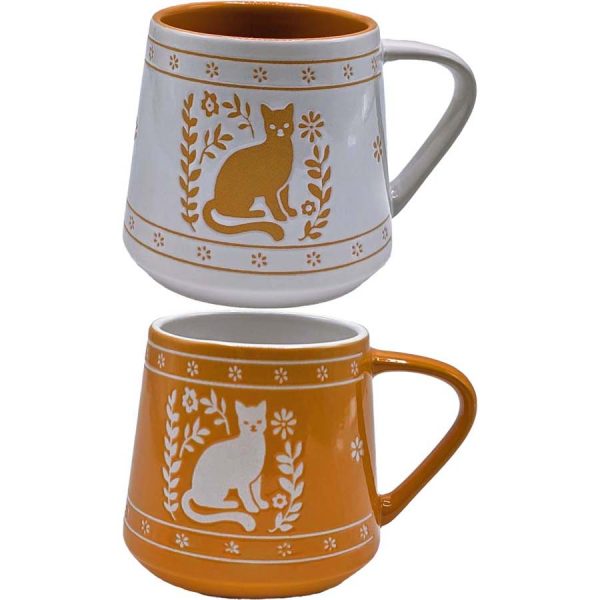 MUG WITH CAT /7,5Χ8,7CM