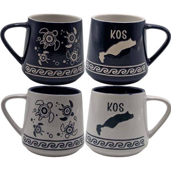MUG MAP OF KOS /7,5Χ8,7CM